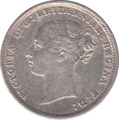 1886 THREEPENCE ( GVF ) - WORLD COINS - Cambridgeshire Coins