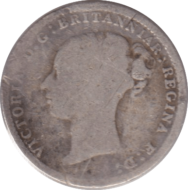 1886 THREEPENCE ( NF ) - THREEPENCE - Cambridgeshire Coins