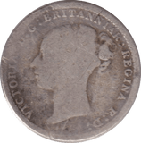 1886 THREEPENCE ( NF ) - THREEPENCE - Cambridgeshire Coins