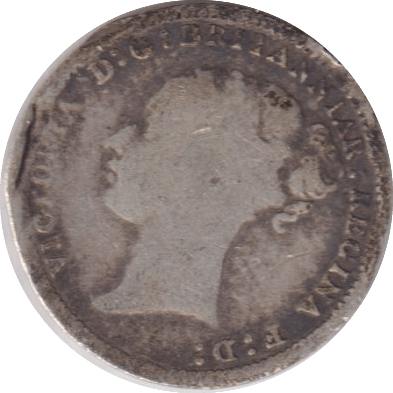 1886 THREEPENCE ( NF ) - WORLD COINS - Cambridgeshire Coins