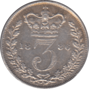 1886 THREEPENCE ( VF ) - THREEPENCE - Cambridgeshire Coins