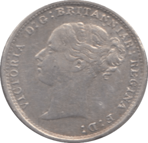 1886 THREEPENCE ( VF ) - THREEPENCE - Cambridgeshire Coins