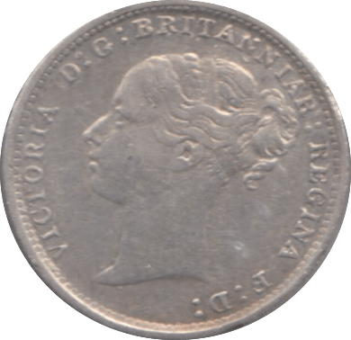 1886 THREEPENCE ( VF ) - THREEPENCE - Cambridgeshire Coins