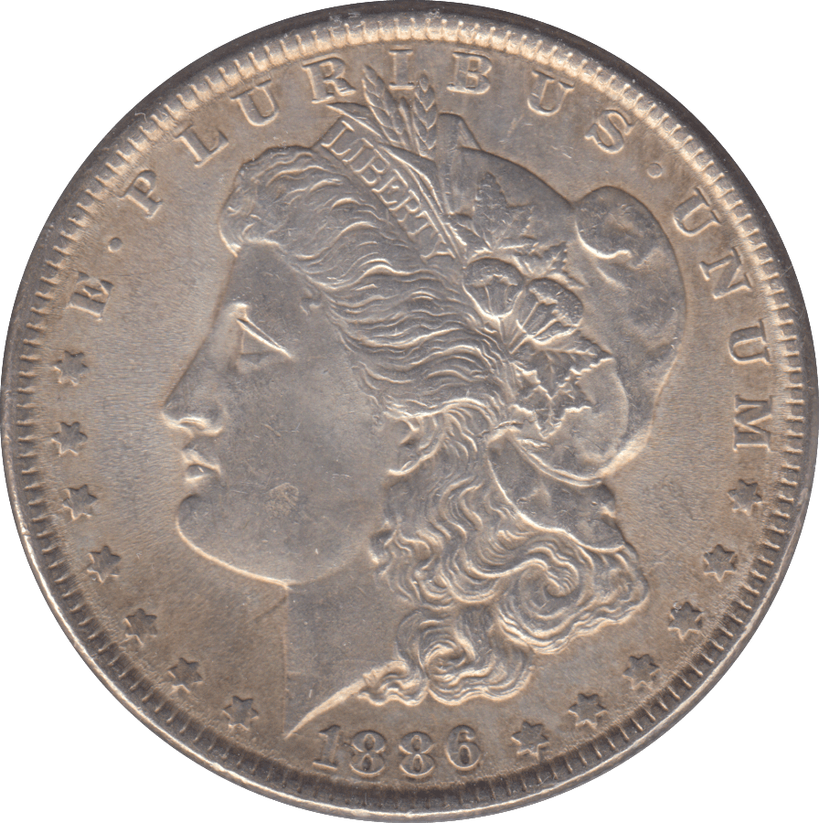 1886 USA MORGAN DOLLAR - SILVER WORLD COINS - Cambridgeshire Coins