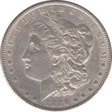 1886 USA SILVER MORGAN DOLLAR PHILADELPHIA - SILVER WORLD COINS - Cambridgeshire Coins