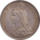 1887 CROWN ( AUNC ) - CROWN - Cambridgeshire Coins