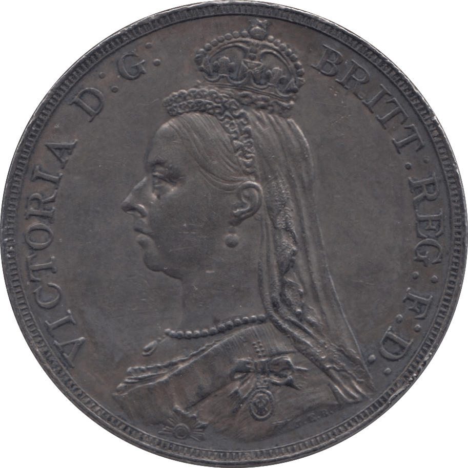 1887 CROWN ( AUNC ) - CROWN - Cambridgeshire Coins