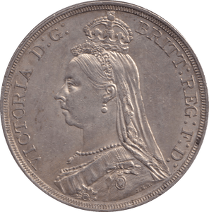 1887 CROWN ( AUNC ) - CROWN - Cambridgeshire Coins