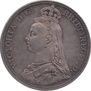 1887 CROWN ( AUNC ) - Crown - Cambridgeshire Coins