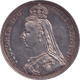 1887 CROWN ( AUNC ) - CROWN - Cambridgeshire Coins