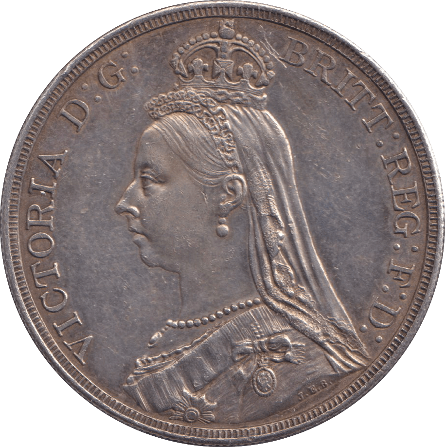 1887 CROWN ( AUNC ) - CROWN - Cambridgeshire Coins