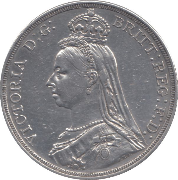 1887 CROWN CLEANED ( EF ) - CROWN - Cambridgeshire Coins