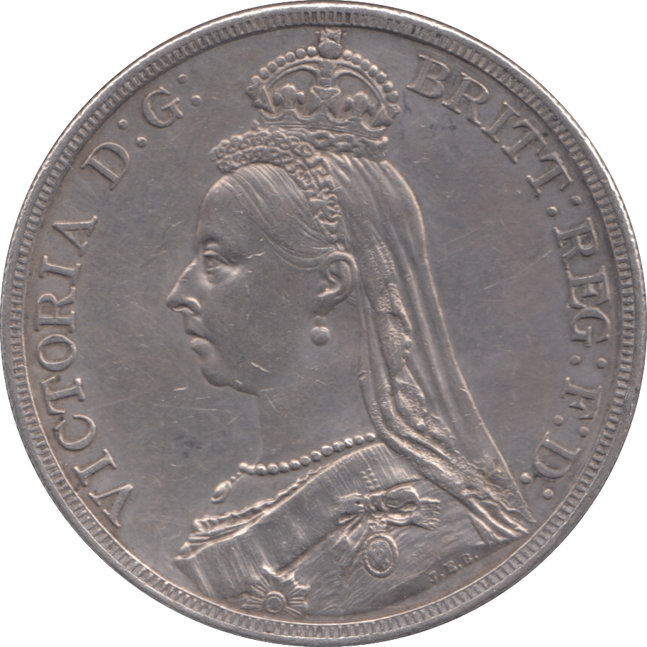 1887 CROWN ( EF ) - CROWN - Cambridgeshire Coins