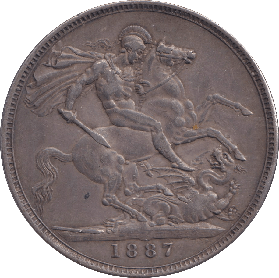 1887 CROWN ( EF ) - CROWN - Cambridgeshire Coins
