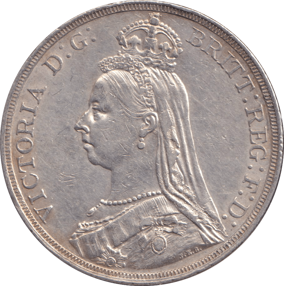 1887 CROWN ( EF ) - CROWN - Cambridgeshire Coins