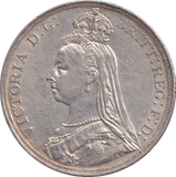 1887 CROWN ( EF ) - CROWN - Cambridgeshire Coins