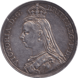 1887 CROWN ( EF ) - CROWN - Cambridgeshire Coins