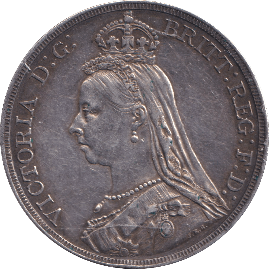 1887 CROWN ( EF ) - CROWN - Cambridgeshire Coins