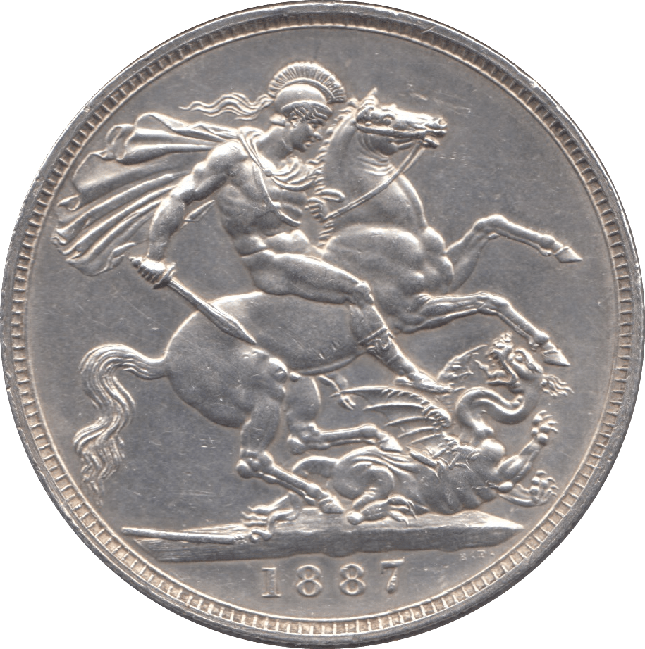 1887 CROWN ( EF ) - CROWN - Cambridgeshire Coins