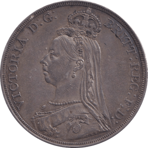1887 CROWN ( EF ) - CROWN - Cambridgeshire Coins
