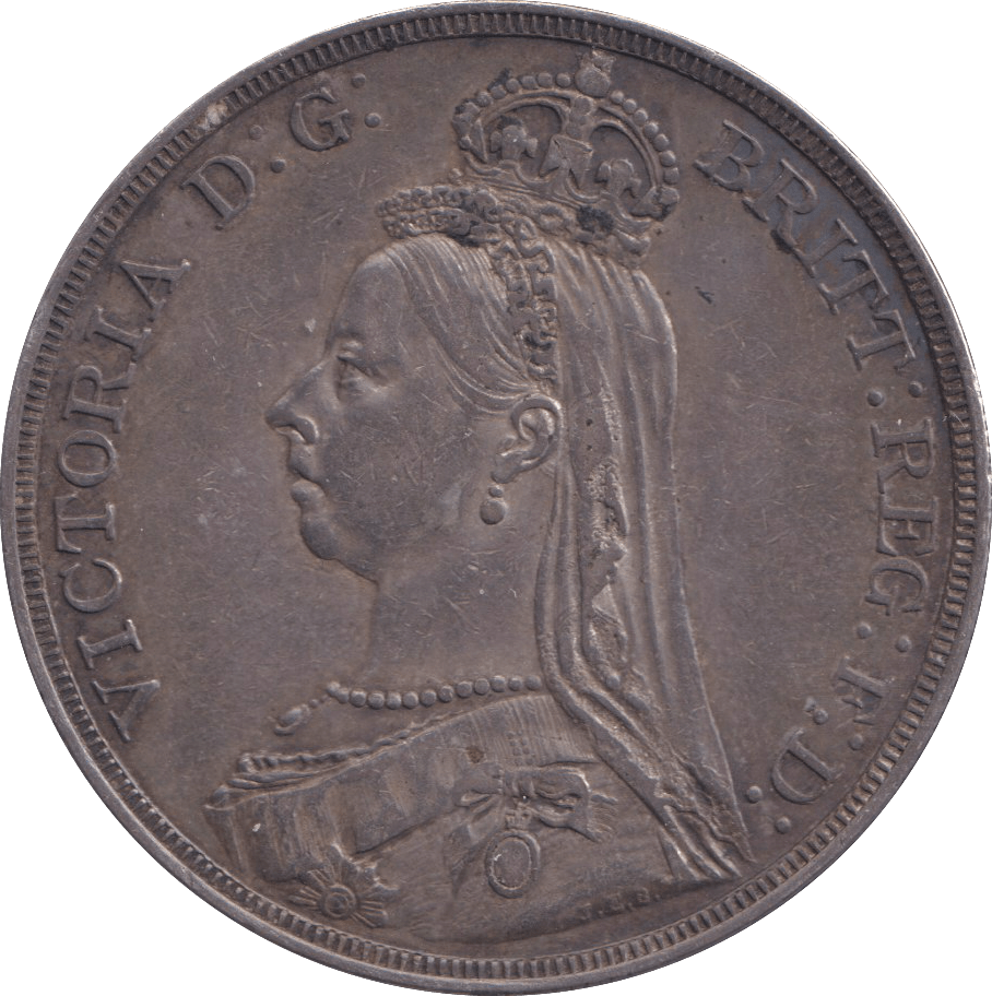 1887 CROWN ( EF ) - CROWN - Cambridgeshire Coins