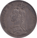 1887 CROWN ( EF ) - CROWN - Cambridgeshire Coins
