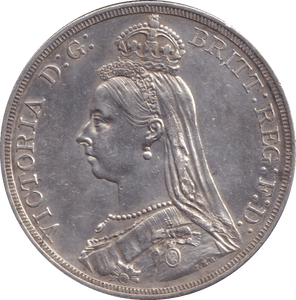 1887 CROWN ( EF ) - CROWN - Cambridgeshire Coins