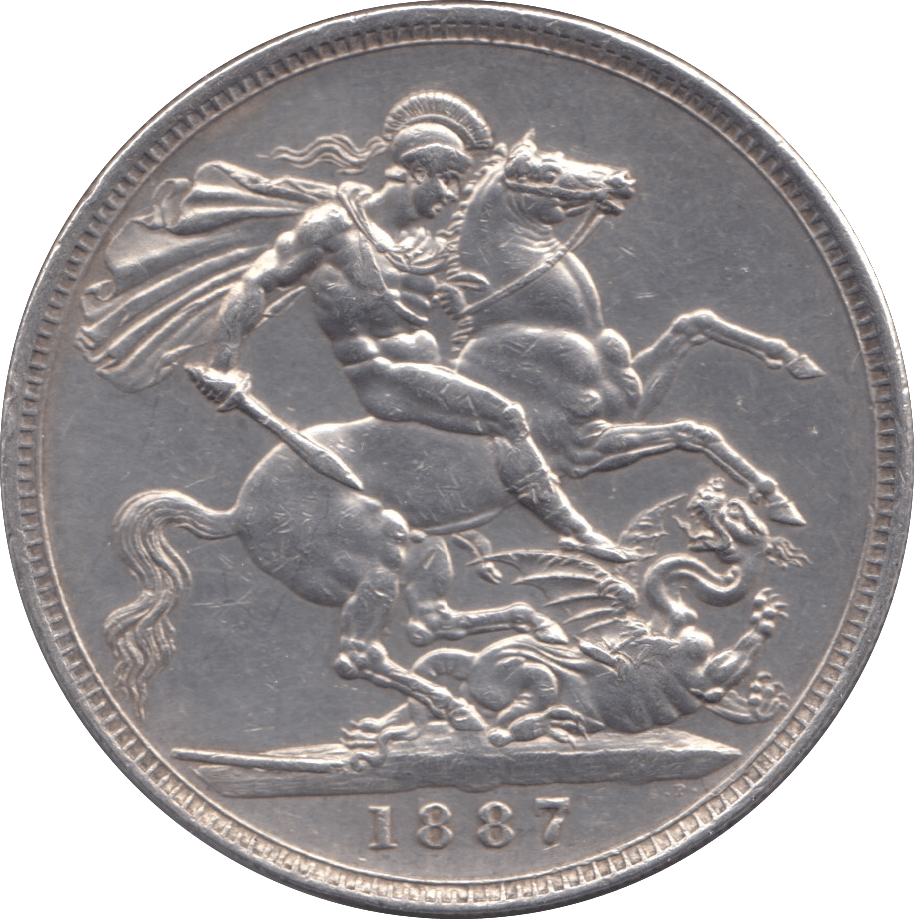 1887 CROWN ( EF ) - CROWN - Cambridgeshire Coins