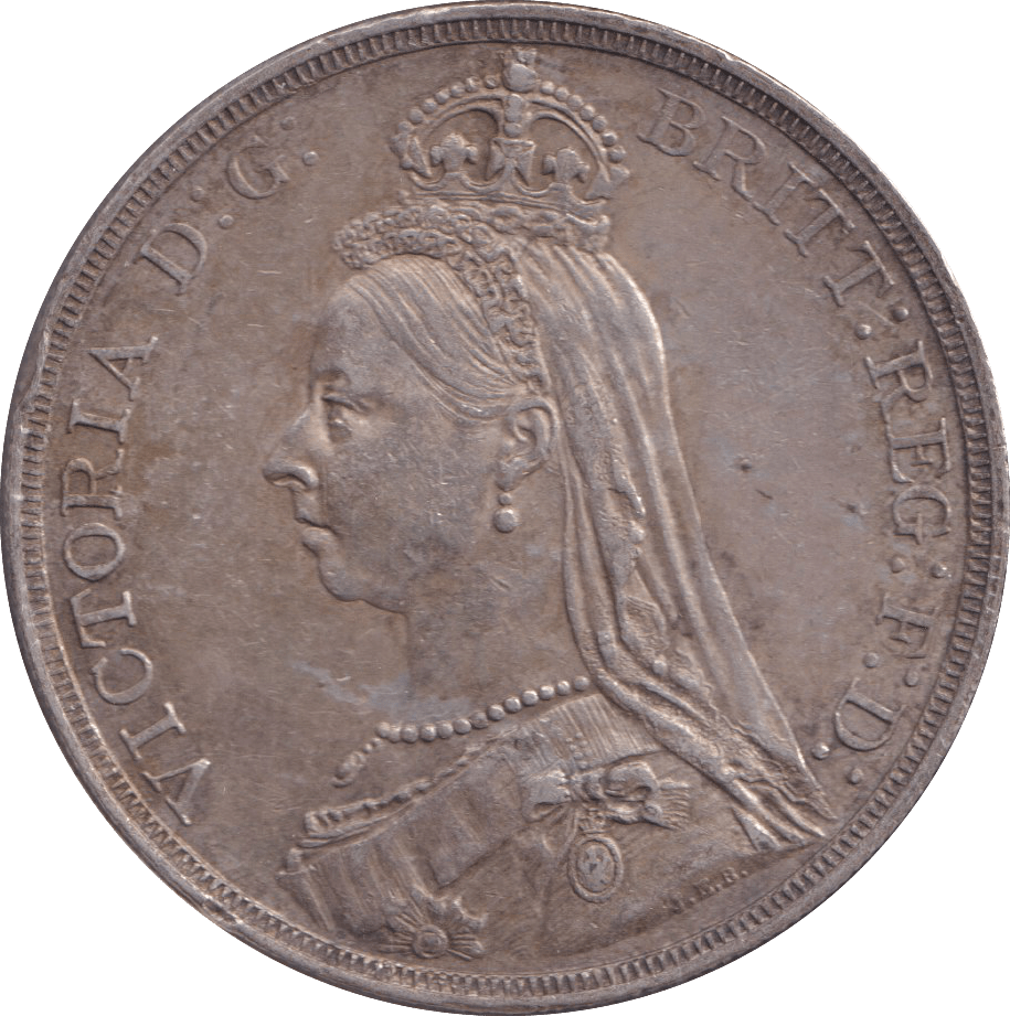 1887 CROWN ( EF ) - CROWN - Cambridgeshire Coins
