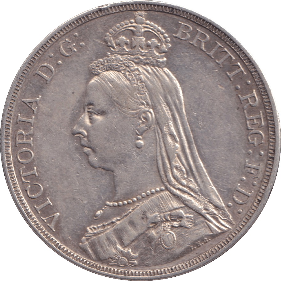 1887 CROWN ( EF ) - FLORIN - Cambridgeshire Coins
