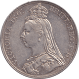 1887 CROWN ( EF ) - FLORIN - Cambridgeshire Coins