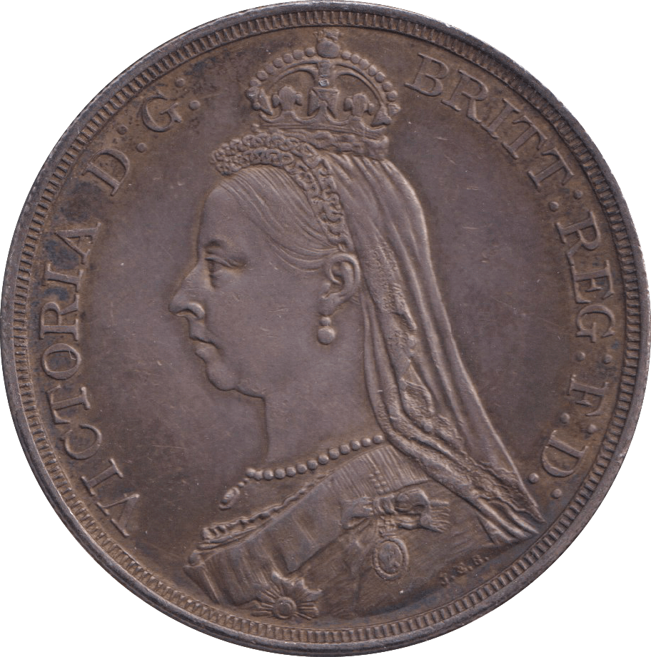 1887 CROWN ( EF ) - FLORIN - Cambridgeshire Coins