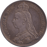 1887 CROWN ( EF ) - FLORIN - Cambridgeshire Coins