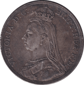 1887 CROWN F86 ( VF ) - CROWN - Cambridgeshire Coins