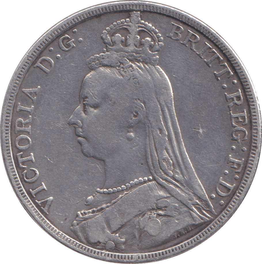 1887 CROWN ( FINE ) - CROWN - Cambridgeshire Coins