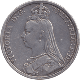 1887 CROWN ( FINE ) - CROWN - Cambridgeshire Coins