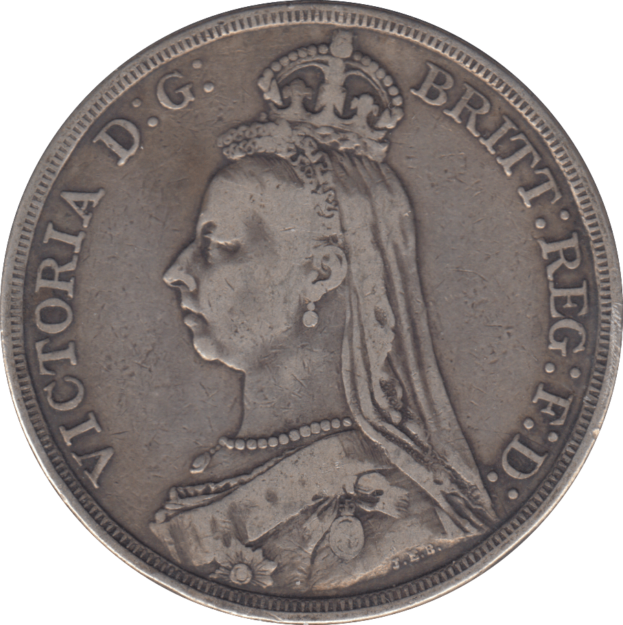 1887 CROWN ( FINE ) - CROWN - Cambridgeshire Coins