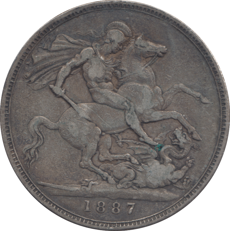 1887 CROWN ( GF ) - CROWN - Cambridgeshire Coins