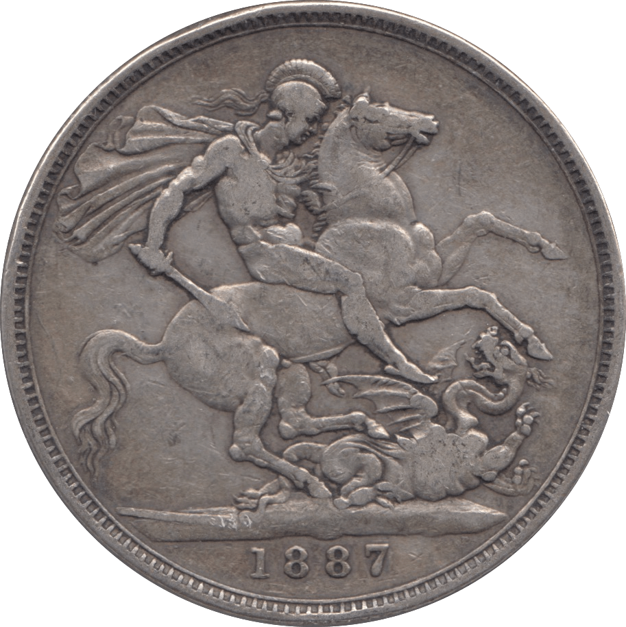 1887 CROWN ( GF ) - CROWN - Cambridgeshire Coins
