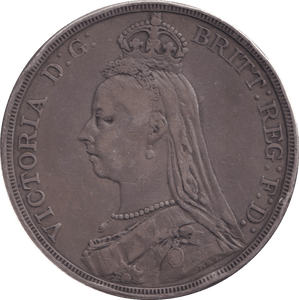 1887 CROWN ( GF ) - CROWN - Cambridgeshire Coins
