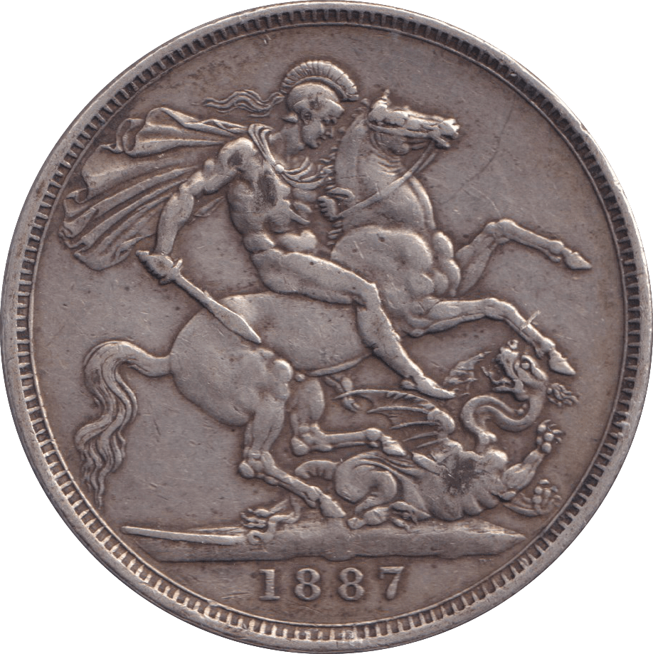 1887 CROWN ( GF ) - CROWN - Cambridgeshire Coins