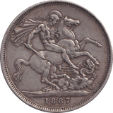 1887 CROWN ( GF ) - CROWN - Cambridgeshire Coins