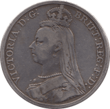 1887 CROWN ( GF ) - CROWN - Cambridgeshire Coins