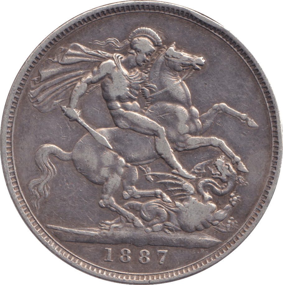 1887 CROWN ( GF ) - CROWN - Cambridgeshire Coins