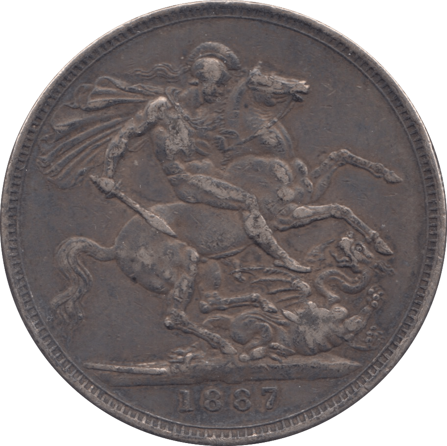 1887 CROWN ( GF ) - Crown - Cambridgeshire Coins