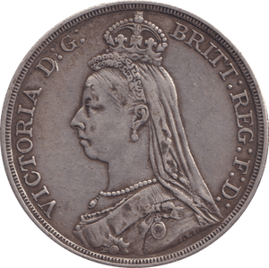 1887 CROWN ( GF ) - CROWN - Cambridgeshire Coins