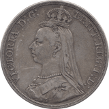 1887 CROWN ( GF ) - CROWN - Cambridgeshire Coins