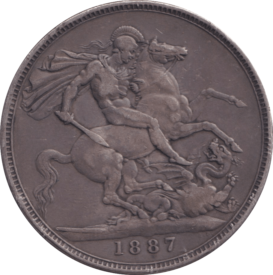 1887 CROWN ( GF ) - CROWN - Cambridgeshire Coins