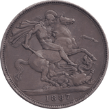 1887 CROWN ( GF ) - CROWN - Cambridgeshire Coins