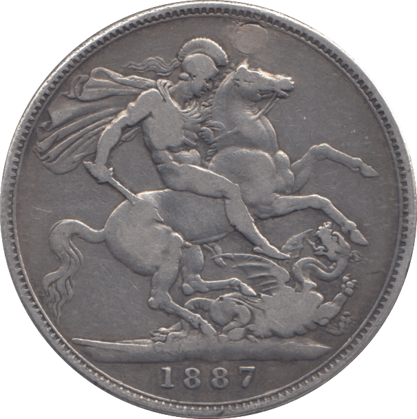 1887 CROWN ( GF ) - CROWN - Cambridgeshire Coins